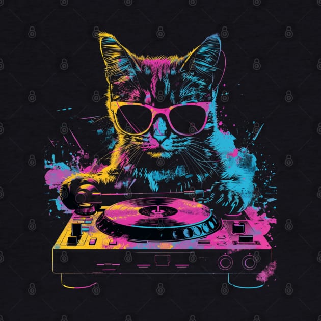 Cat DJ Bass by BilodeauBlue